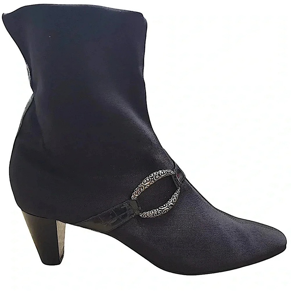 Brighton Tune Italy Black Stretch Ankle
Fashion Boots Women's Size 9